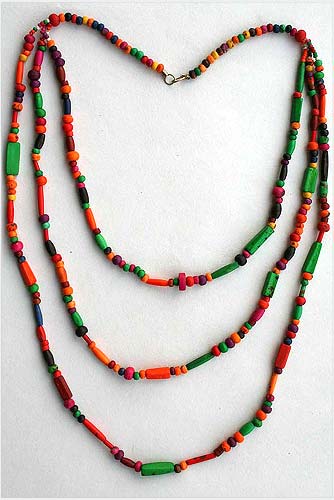 Multicolor Bone Necklace