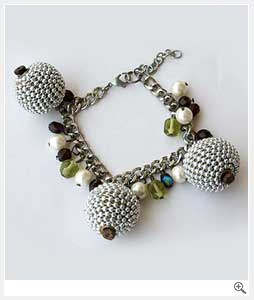 Crochet Metal Bracelet 