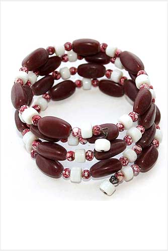 Brown Beads Bracelet 
