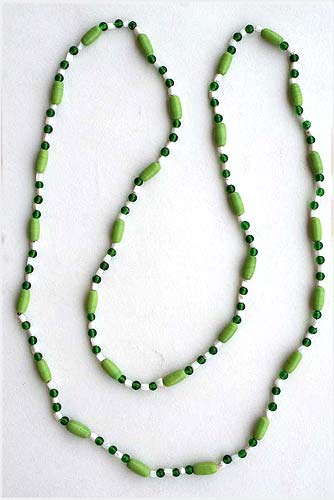 Continuous beads Glass Necklace