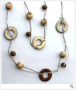 Brass Horn Necklace