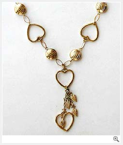 Designer Heart Metal necklace