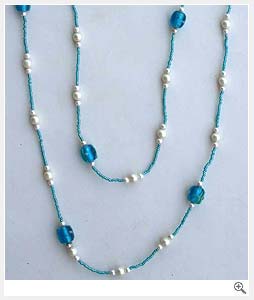 Long Pearl necklace
