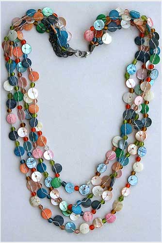 Multicolor Shell Necklace