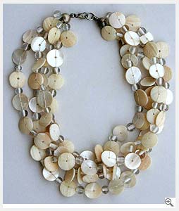 Shell Web Necklace