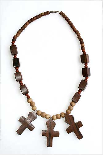 Christian Wooden Necklace