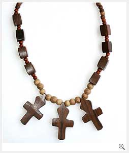 Christian Wooden Necklace