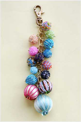 Seed bead Bag Charms