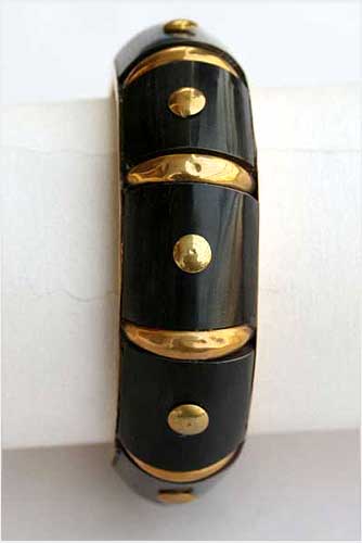 Black Brass Bangle