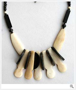 Fiber Bone Necklace