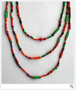 Multicolor Bone Necklace