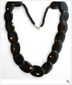 Oval Bone Necklace