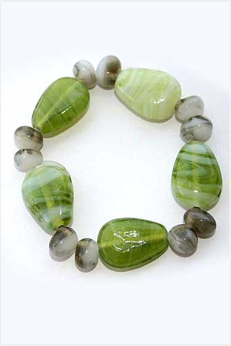 Shaded Green Bracelet