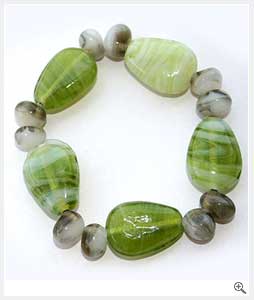 Shaded Green Bracelet