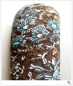 Flowery Fabric Bangles