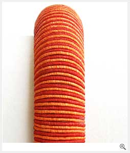 Orange Blended Fabric Bangles