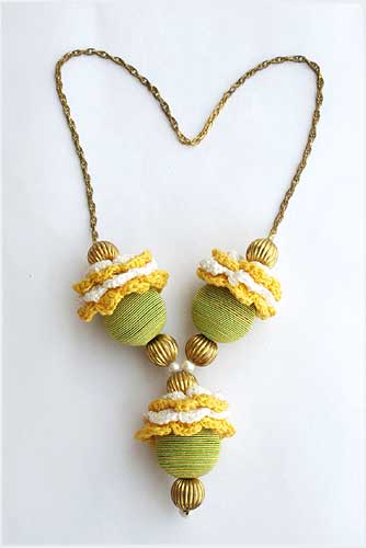 Pendent Fabric Necklace