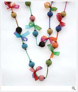 Lizi Bizy Fabric Necklace