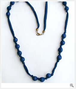 Blue Beaded Necklace