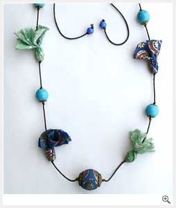 Thread Fabric Necklace