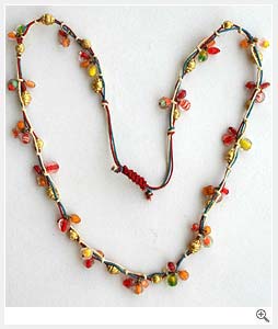 Multicolor Glass Necklace