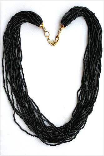 Black Glass Necklace