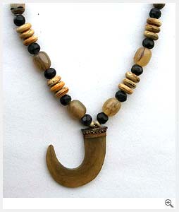 Teeth Horn Necklace