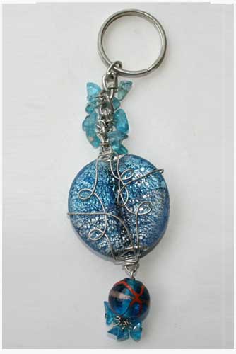 Blue Blended Key Rings