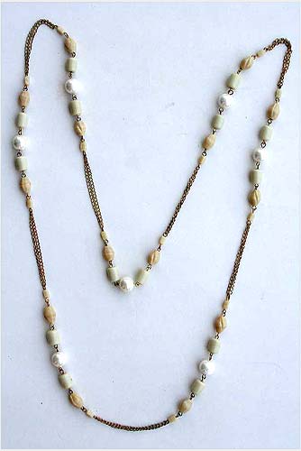 Beaded Pearl Necklace