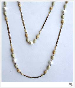 Beaded Pearl Necklace