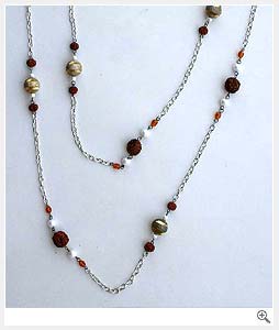 Rudraksha Pearl Necklace