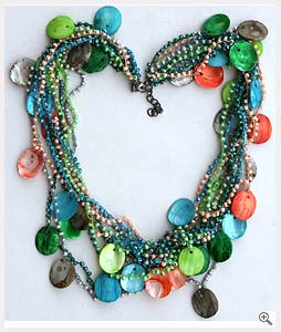 Rainbow Shell Necklace