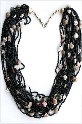 Beaded Shell Necklace