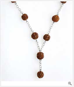 Rudraksha Wooden Necklace