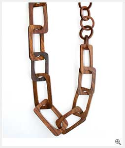 Wooden Chain Necklace